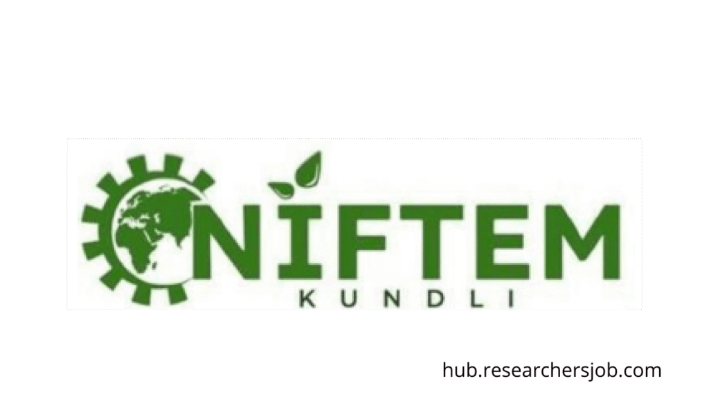 NIFTEM Recruitment